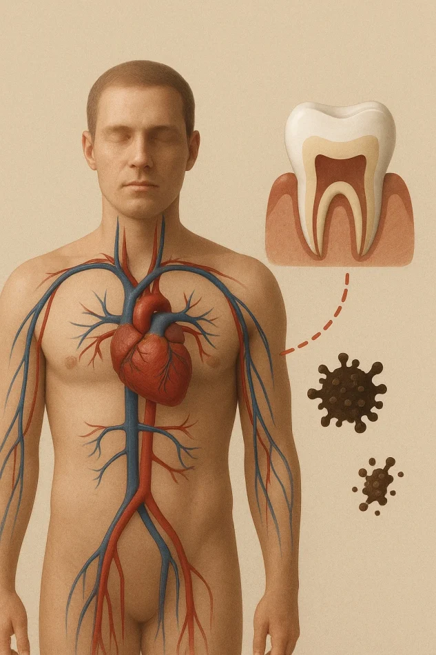 relación entre salud oral y enfermedades del corazón